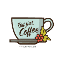 Kurleb Sticker by Kopi KurangLebih