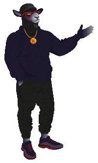 drinkpolapola goat goats buba jala Sticker