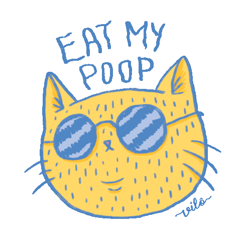 imvilo cat summer sunglasses pet Sticker