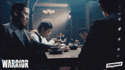 cinemax angry knife warrior bruce lee GIF
