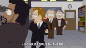 gun talking GIF by South Park 