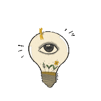 Eye Lamp Sticker