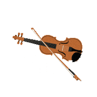 Central Park Violin Sticker by Rob Jelinski Studios