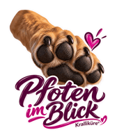 Hund Pfote Sticker by Natalie