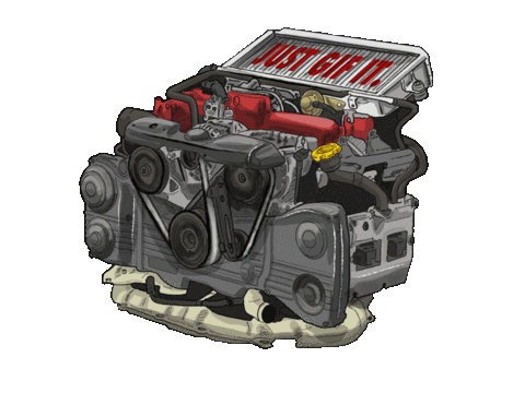 Illustration Racing Sticker