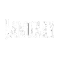Text Month Sticker