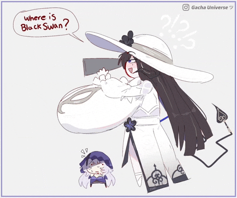 Black Swan Fan Art GIF