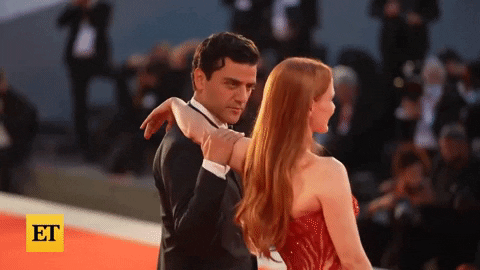 beatrizamendola2d7a giphygifmaker jessica chastain oscar isaac GIF
