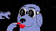 mumiytroll_official dog makeup собака макияж GIF