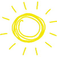 OskiaSkincare rainbow sun skincare orange Sticker