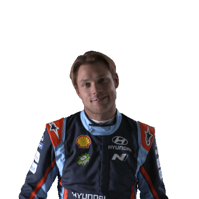andreas mikkelsen hyundai Sticker by FIA World Rally Championship