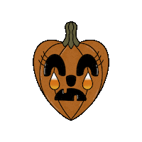 Halloween Pumpkin Sticker by Easy Peasy Cutters