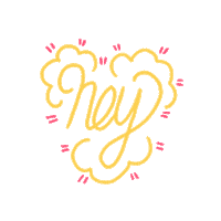 Happy Lettering Sticker