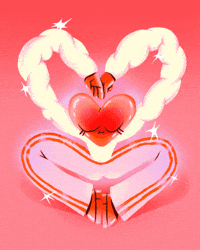 I Love U Animation GIF by Hanna Rybak