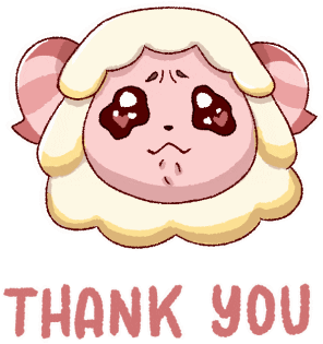 Animal Crossing Thank You Sticker