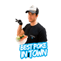 AlohaPokeTerrassa aloha poke pokebowl terrassa Sticker