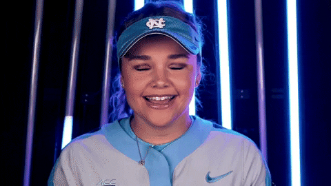 Carolina Unc Softball GIF by UNC Tar Heels