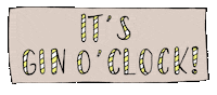Gin Tonic Drink Sticker by Louisa Dellert