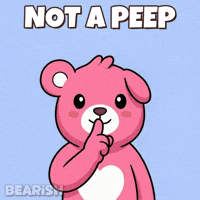 Teddy Shut Up GIF by BEARISH