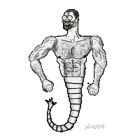 Alpha Male Fitness Sticker by shremps