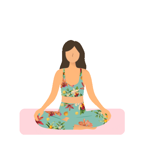 Yoga Yogatime Sticker by TATY PARRALES