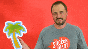 Palm Trees Beach GIF by StickerGiant