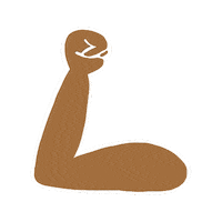 GOTRBA strength arm empowered femaleempowerment Sticker