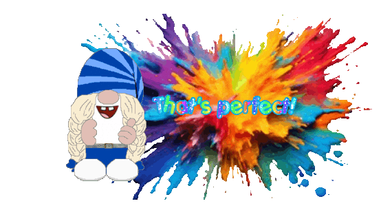 Gnome Words Of Encouragement Sticker