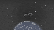 animation airplane GIF by Qieer Wang