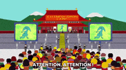 crowd attention GIF by South Park 