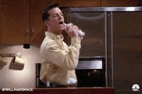 whipped cream nbc GIF by Will & Grace