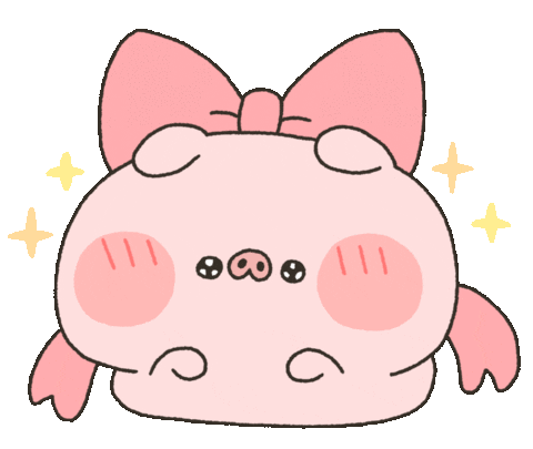 Happy Pig Sticker