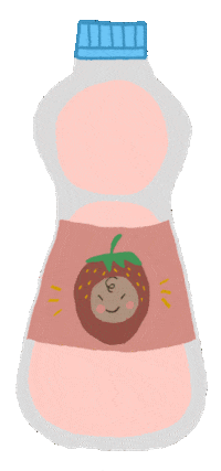 luz_carezza pink japan rosa strawberry Sticker