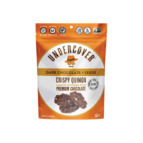 UndercoverSnacks gluten free undercover dairy free quinoa Sticker
