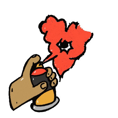 Rarehearts giphyupload corazon graffiti graff Sticker