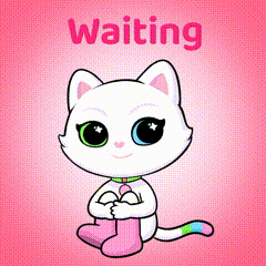 Cat Waiting GIF by UpStudiosWorld
