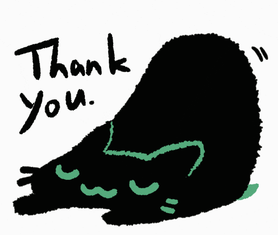 Cat Thank You GIF