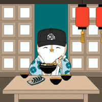 Hungry Japan GIF by Pudgy Penguins
