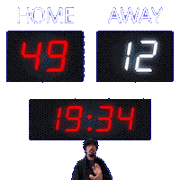 12 Away Sticker