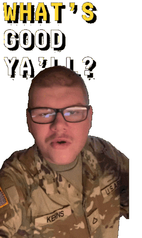 Excited Us Military Sticker by Only_Reilly