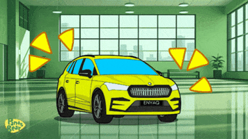 Driving Electric Car GIF