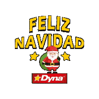 Happy Feliz Navidad Sticker by Dyna & Cia