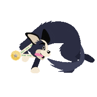 greeniestreats dog puppy dogs smart Sticker