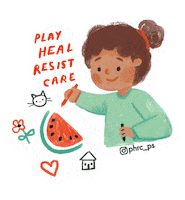 PHRCPS watermelon palestine freepalestine ceasefire Sticker