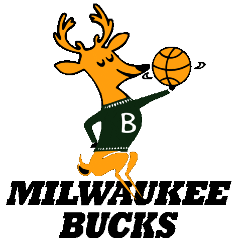 Basketball Nba Sticker by Milwaukee Bucks