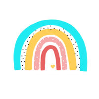 eladoodles rainbow sunshine landscape colores GIF