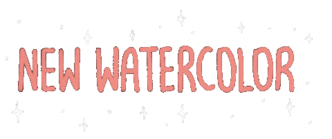 Stars Watercolor Sticker