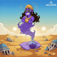 Genie GIF by AtlantisDEX