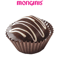 Monginis cake chocolate brown pastry Sticker