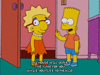 Talking Season 17 GIF by The Simpsons